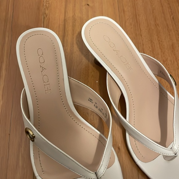 Coach flip floo heels white - Picture 2 of 5